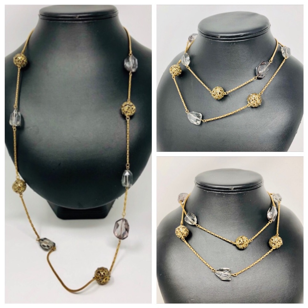 Chico's Adjustable Length Statement Necklace - image 1